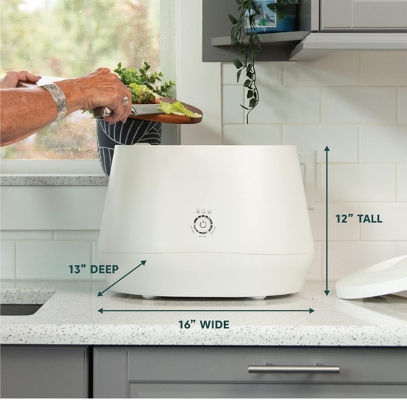 LOMI Classic Electric Kitchen Composter Smart Waste White New Open Box Fertilize - Picture 4 of 16
